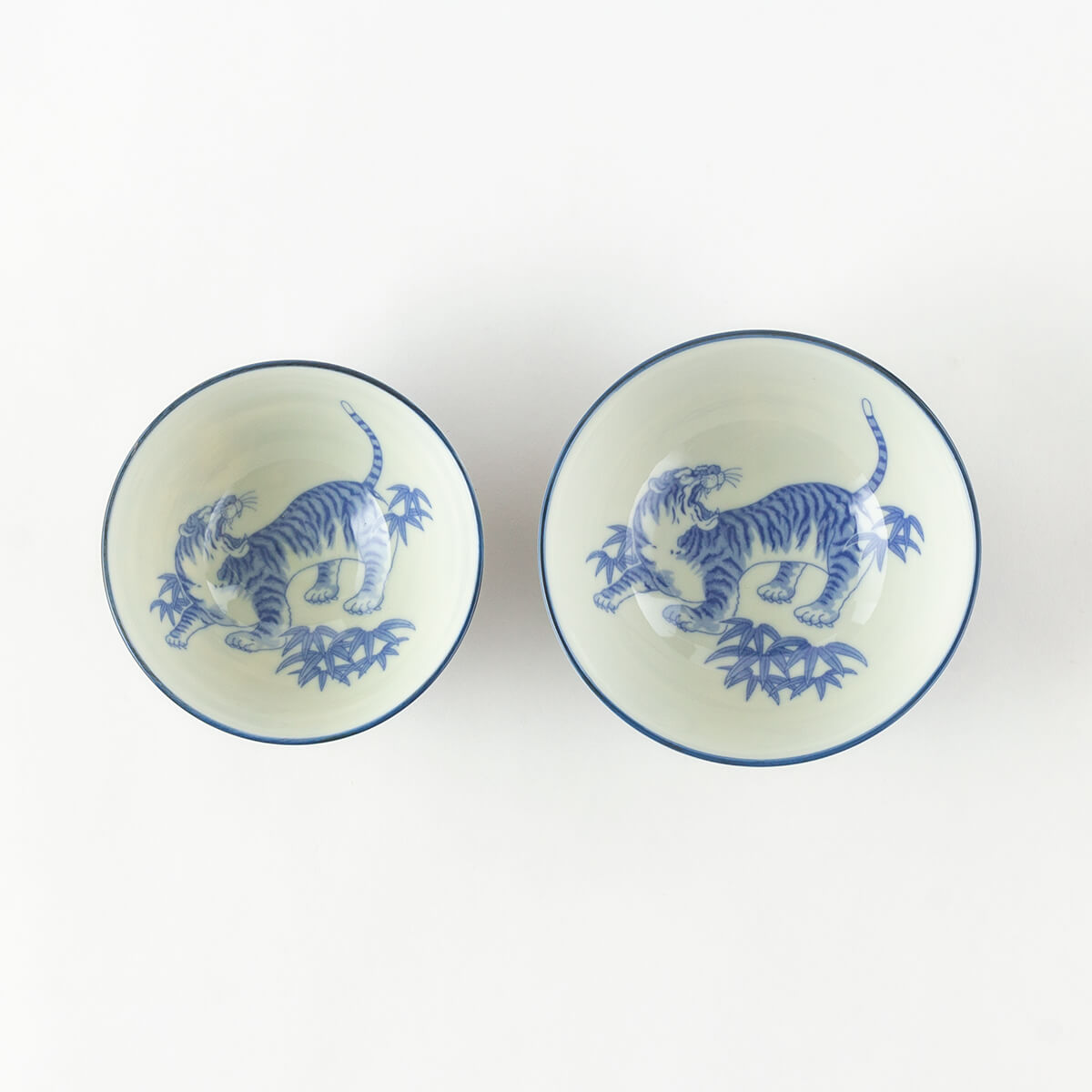 【20%OFF】特価品 寅の絵付け 夫婦茶碗