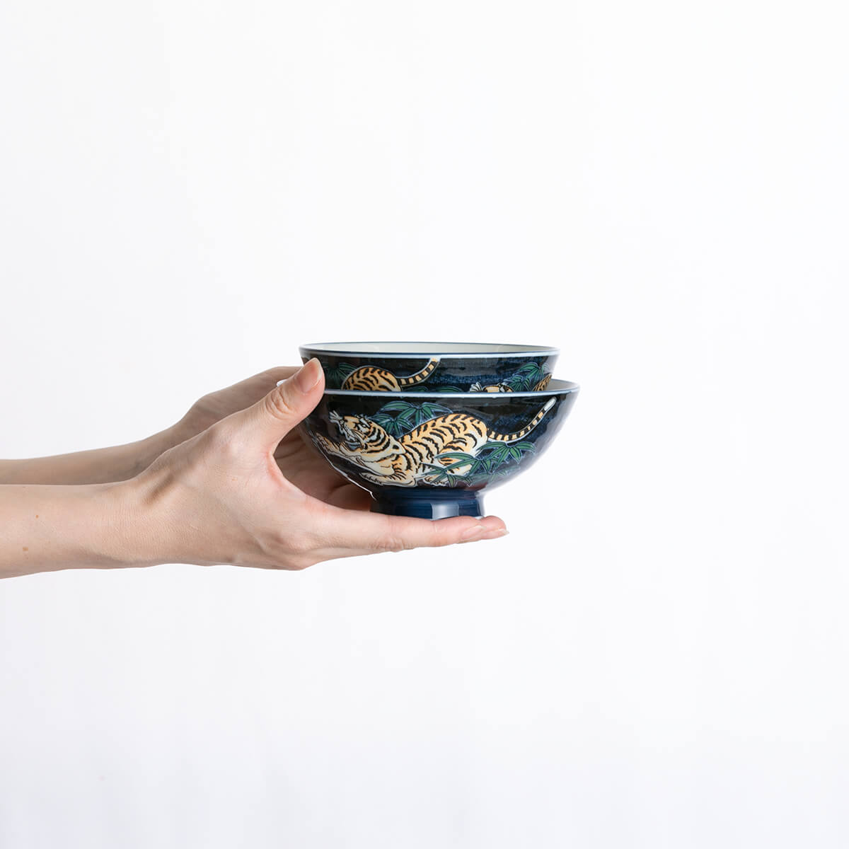 【20%OFF】特価品 寅の絵付け 夫婦茶碗