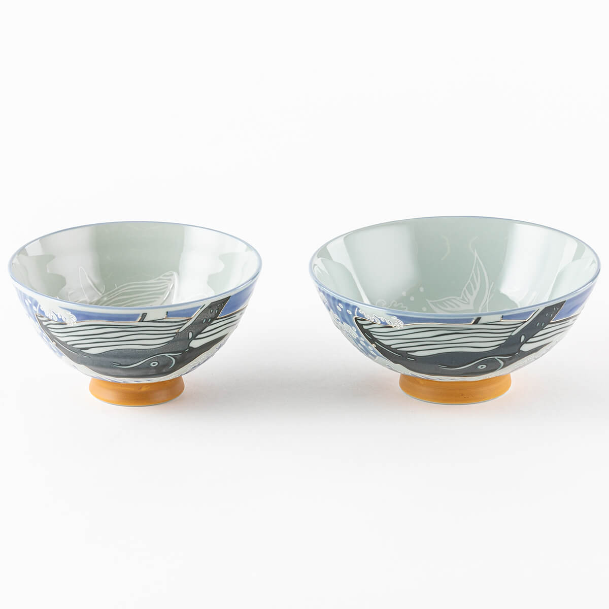 【20%OFF】特価品 日の出鯨 夫婦茶碗