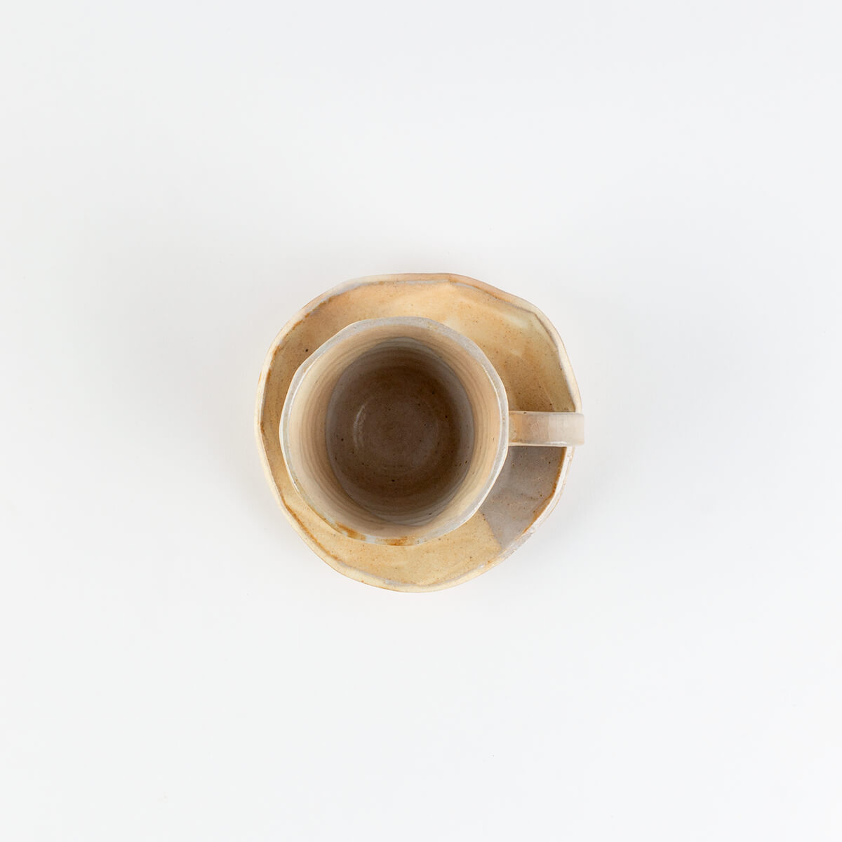 美濃萩コーヒー碗皿