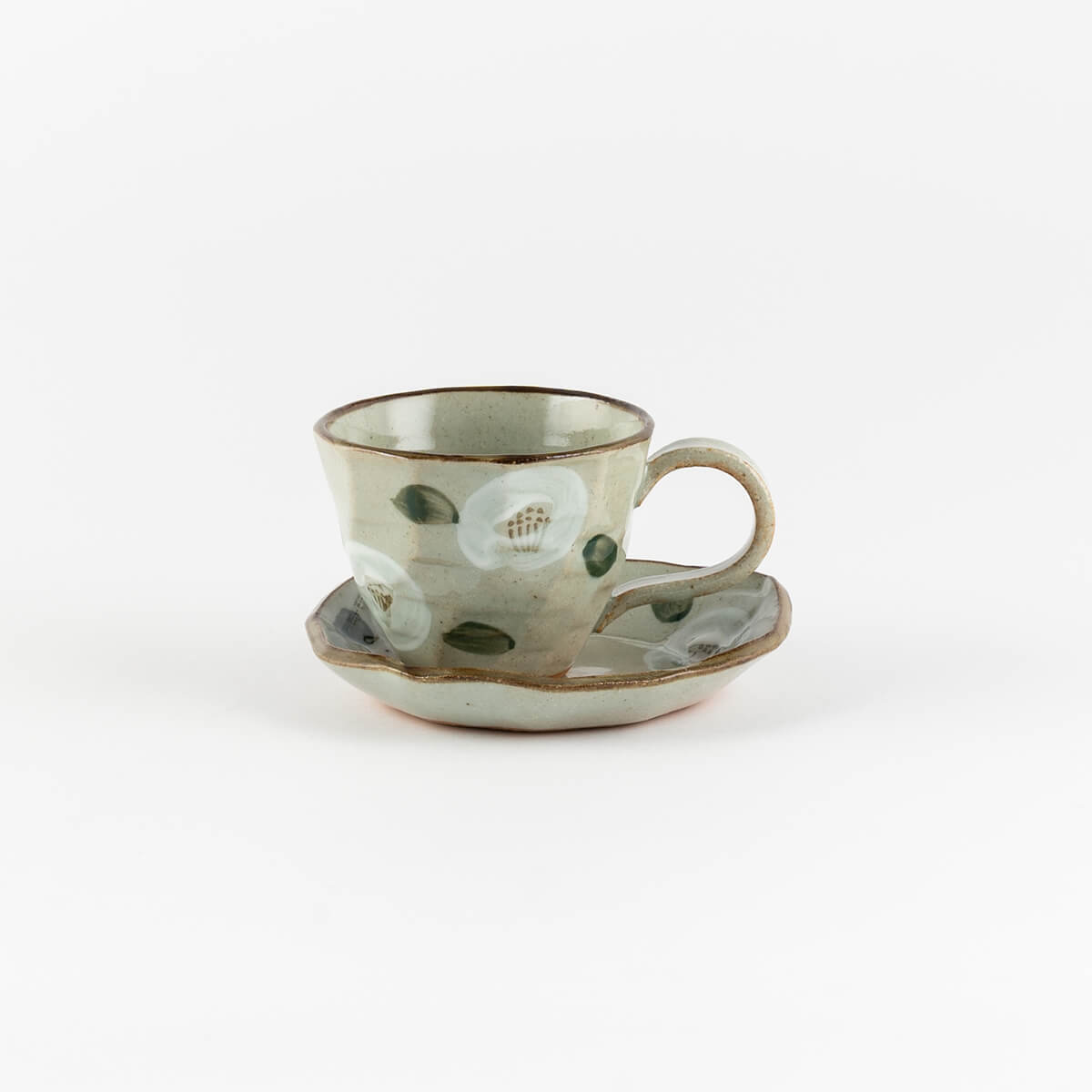 白椿コーヒー碗皿