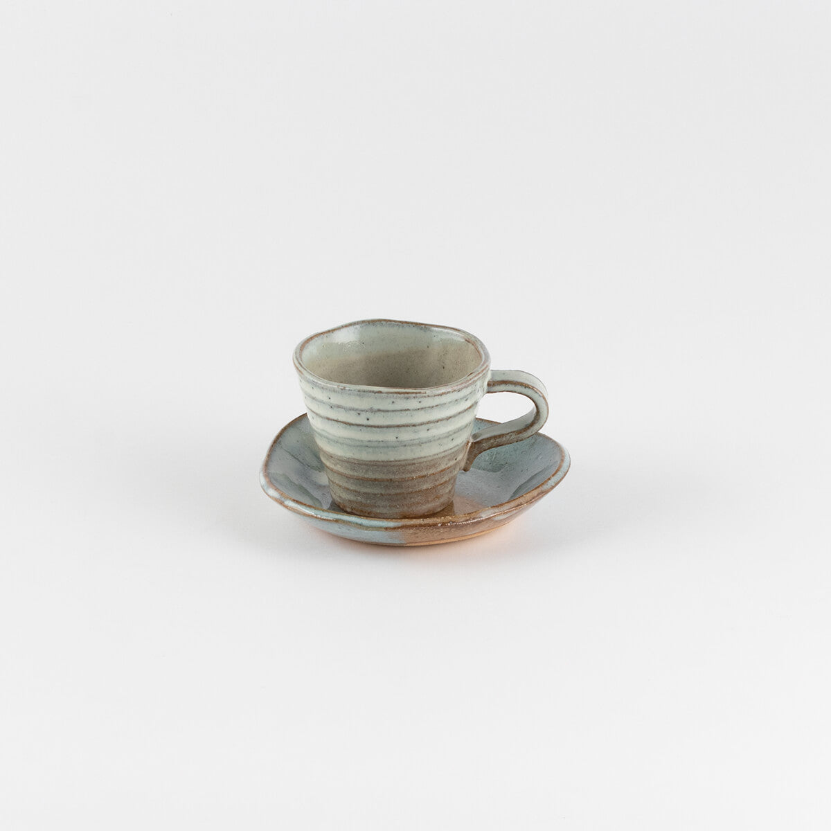 グリンうのふさざ波コーヒー碗皿