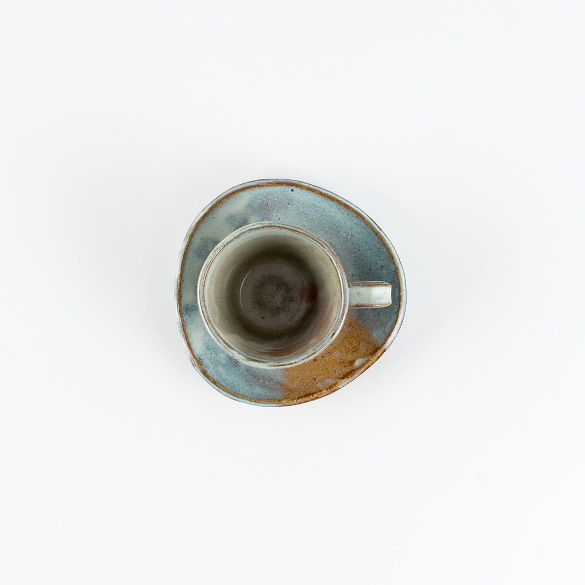 グリンうのふさざ波コーヒー碗皿