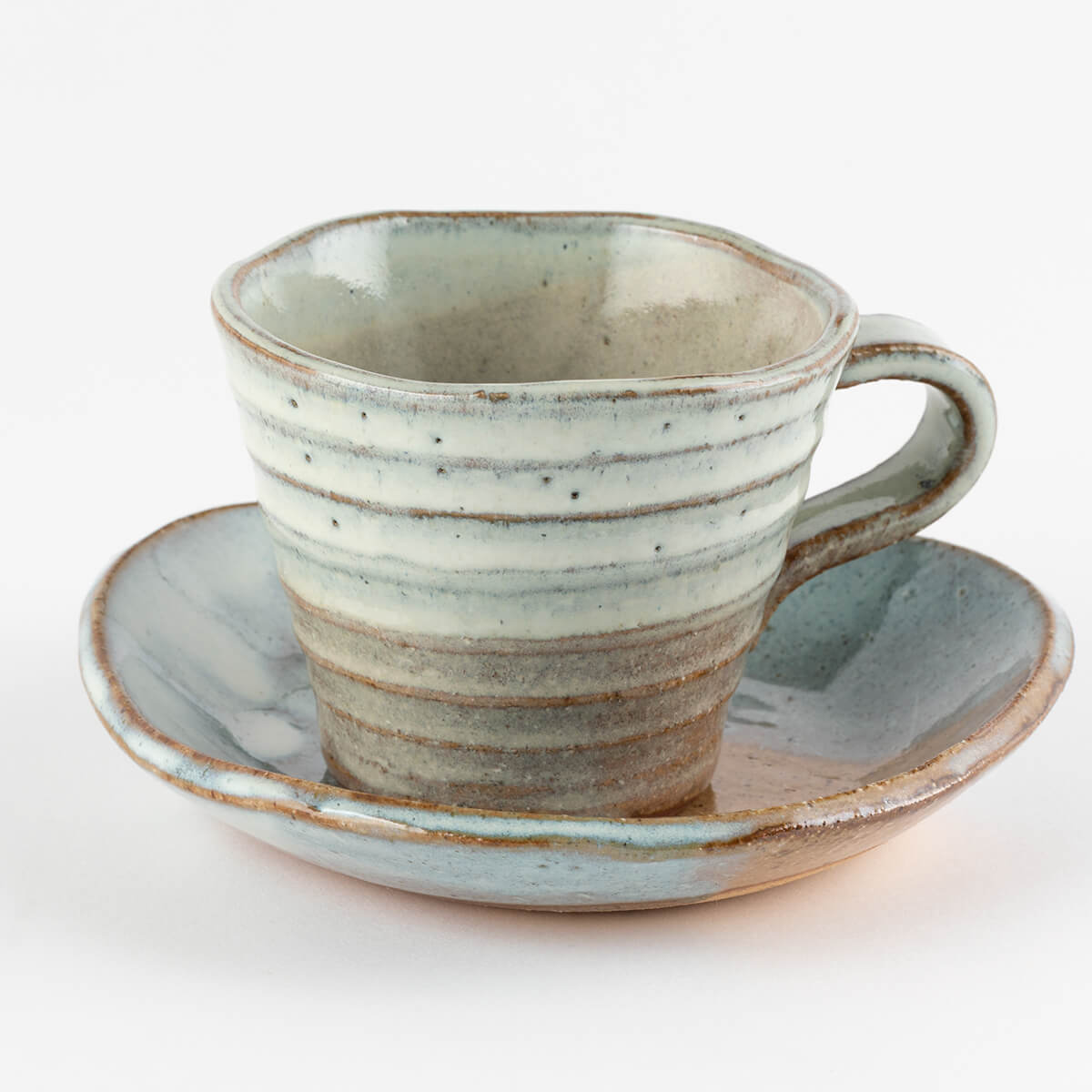 グリンうのふさざ波コーヒー碗皿