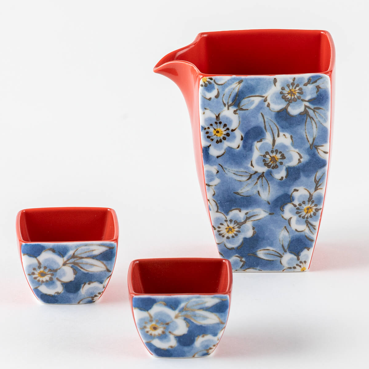 四季彩 染桜冷酒器揃