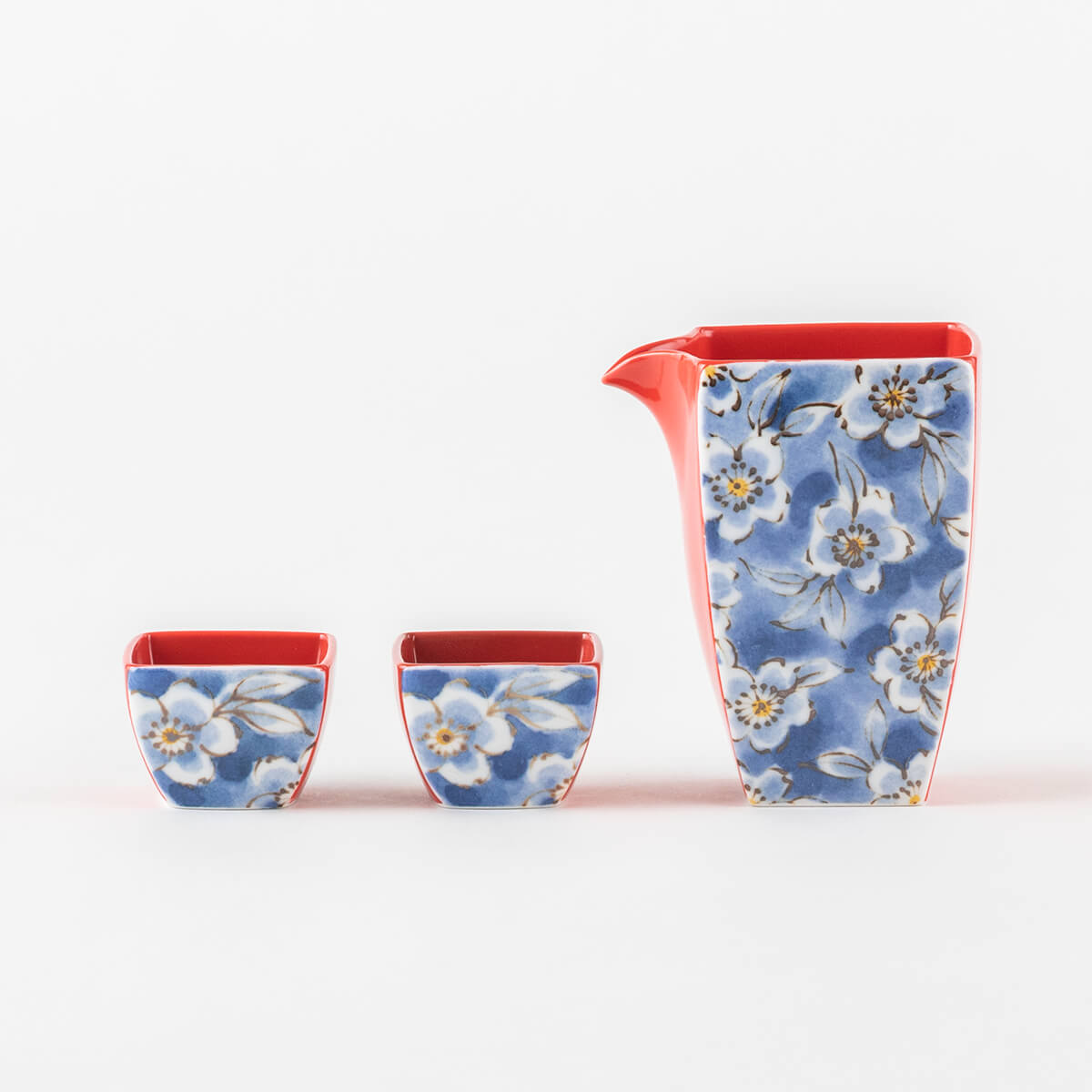四季彩 染桜冷酒器揃