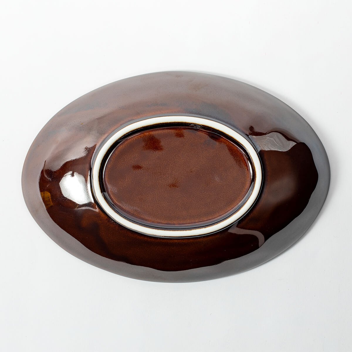 楕円球 カレー皿3枚組