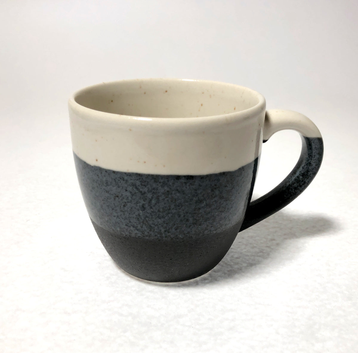 和ボーダー マグカップ 鉄黒