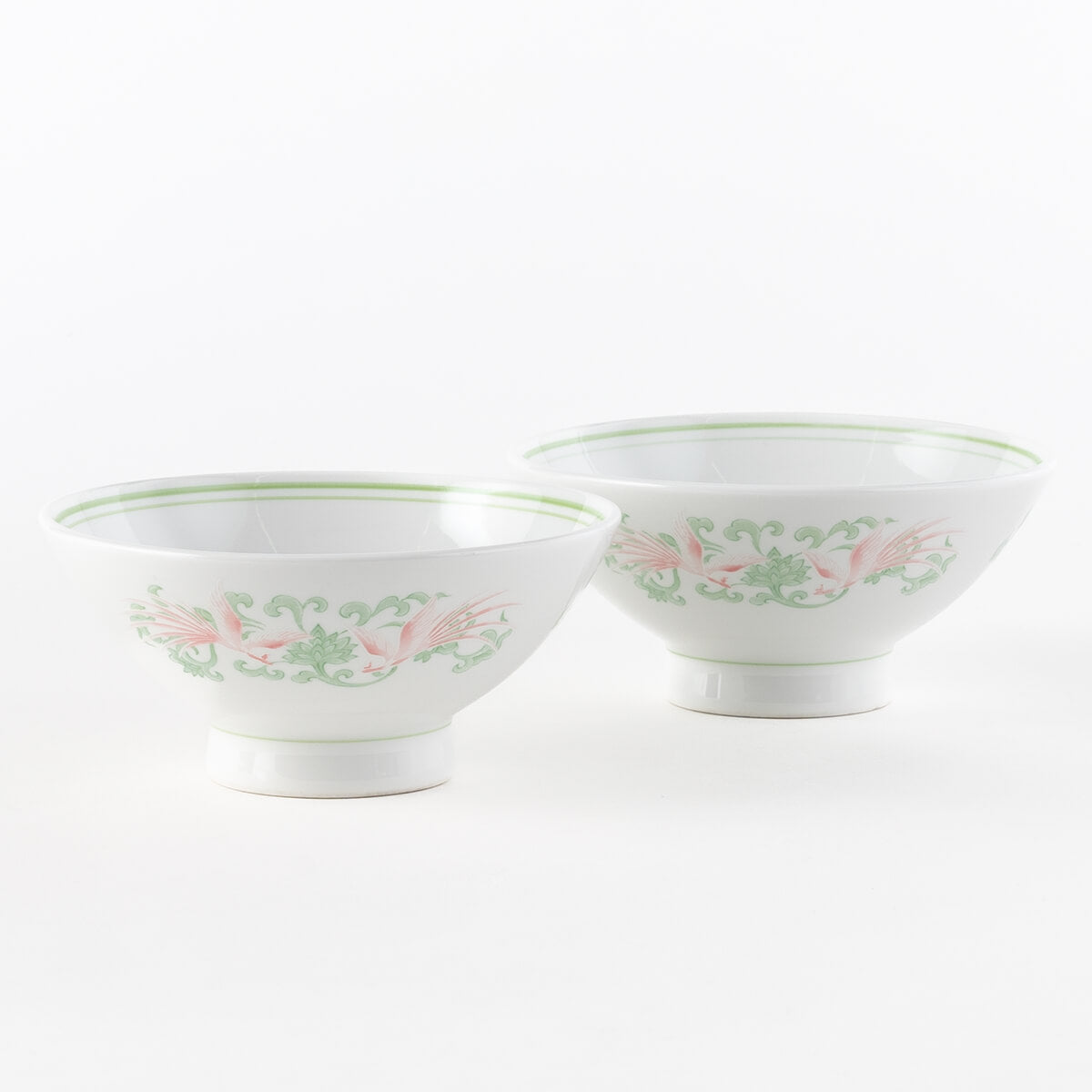 【56%OFF】特価品 豪奢な中華 大き目飯碗2ケ入れ