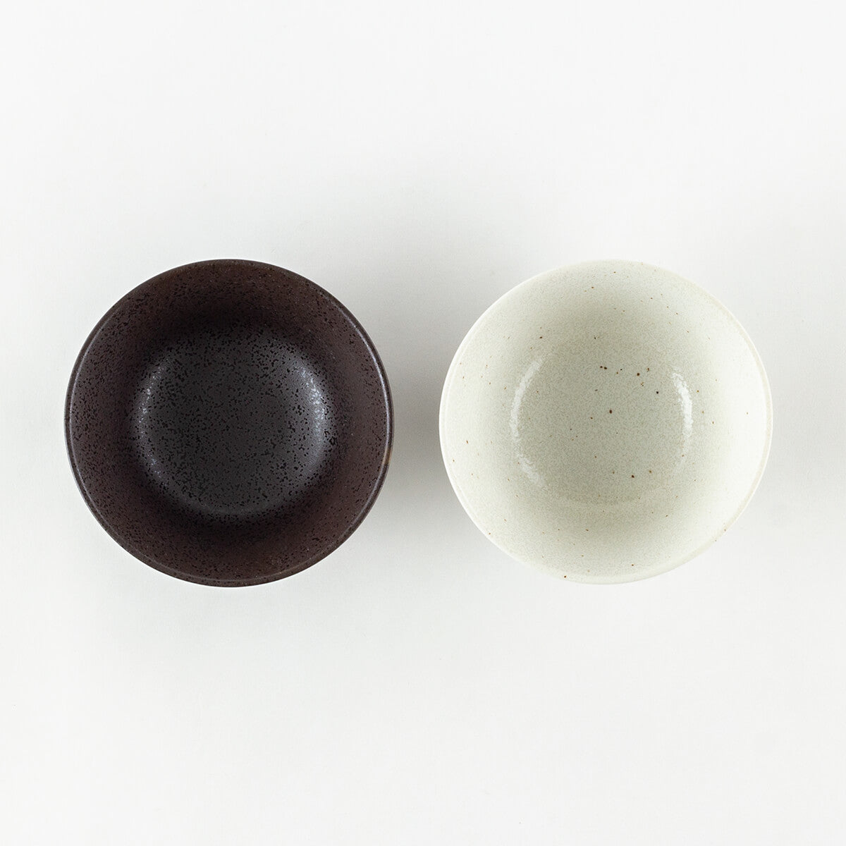 ブラン&ノワール ペア茶碗
