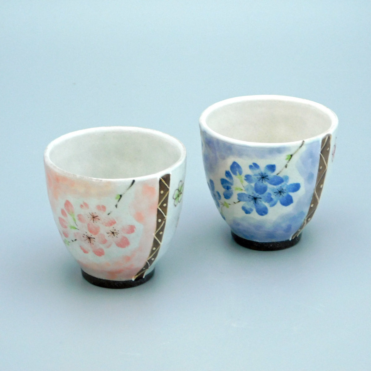 桜景色湯呑 ペア