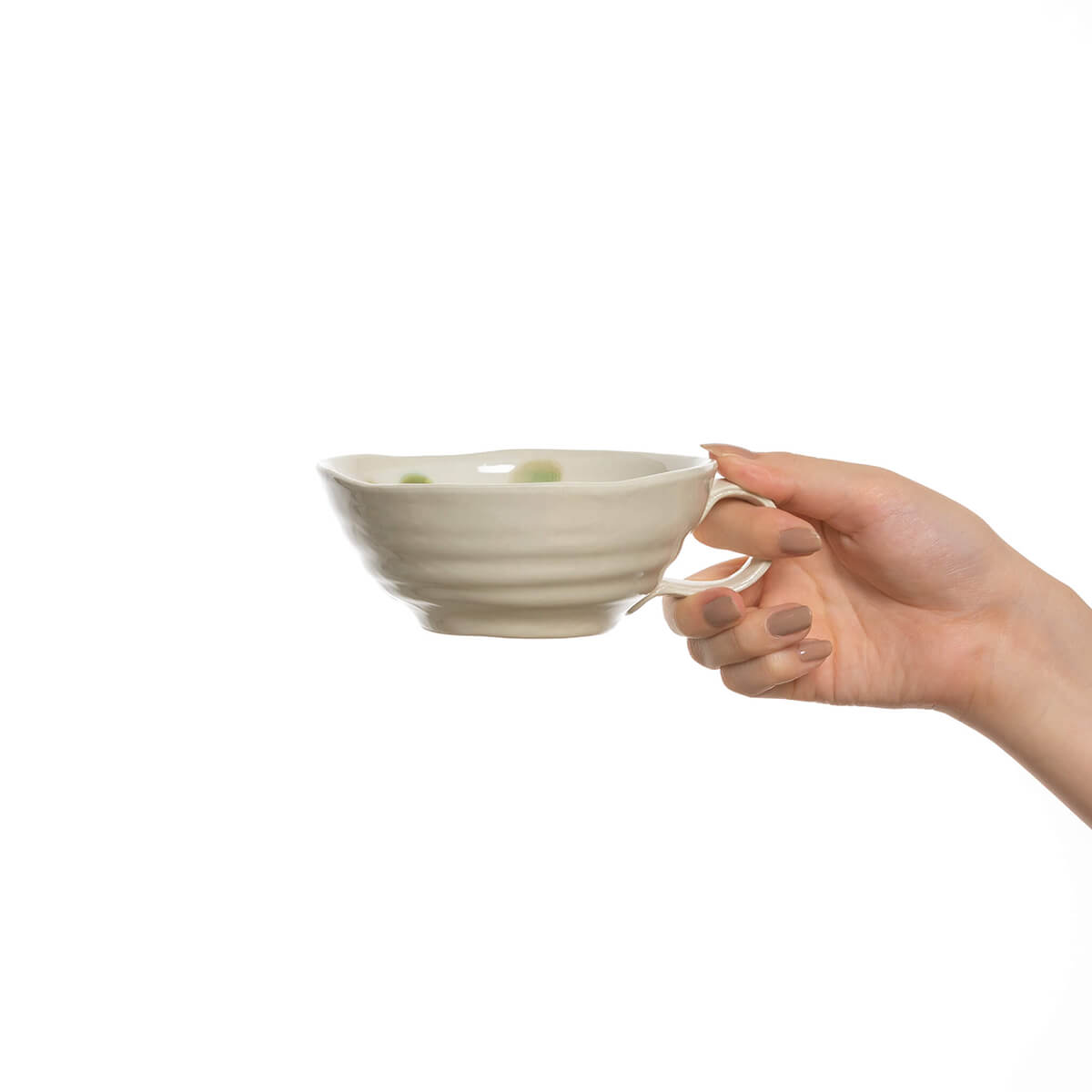 万葉庵オリジナル 緑彩ぶどうスープカップペア