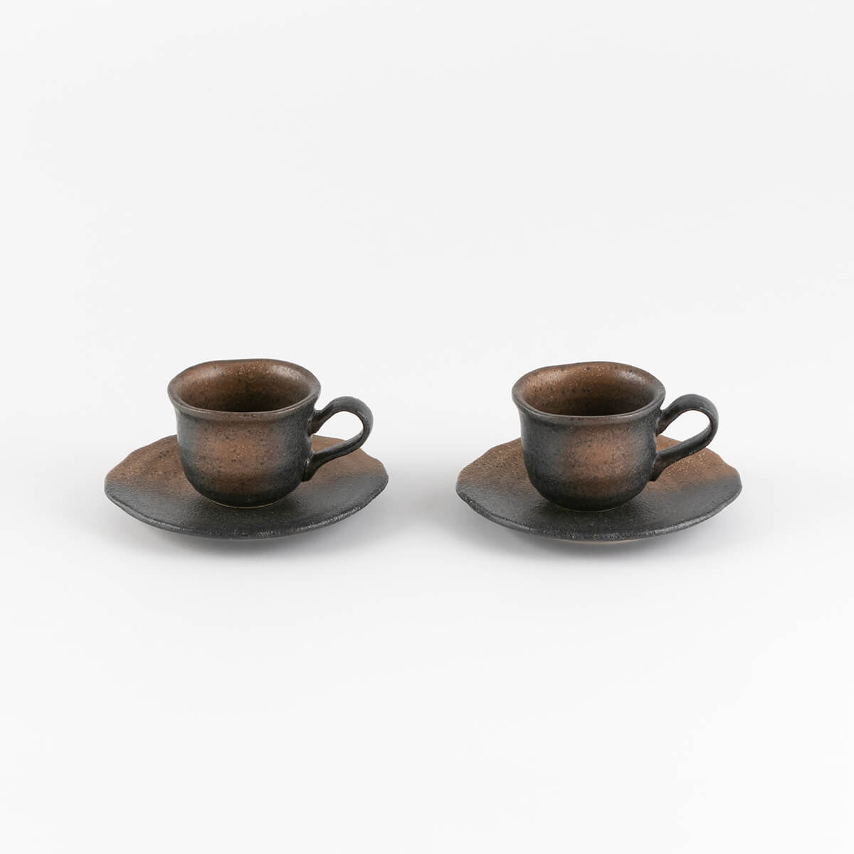 【数量限定】黒備前コーヒーカップセット(ペア)