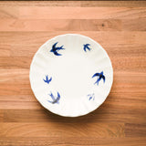 【新着】ツバメ柄 取り鉢 取り皿 10枚セット 食器セット ブルーバード カフェ風 食器 つばめ