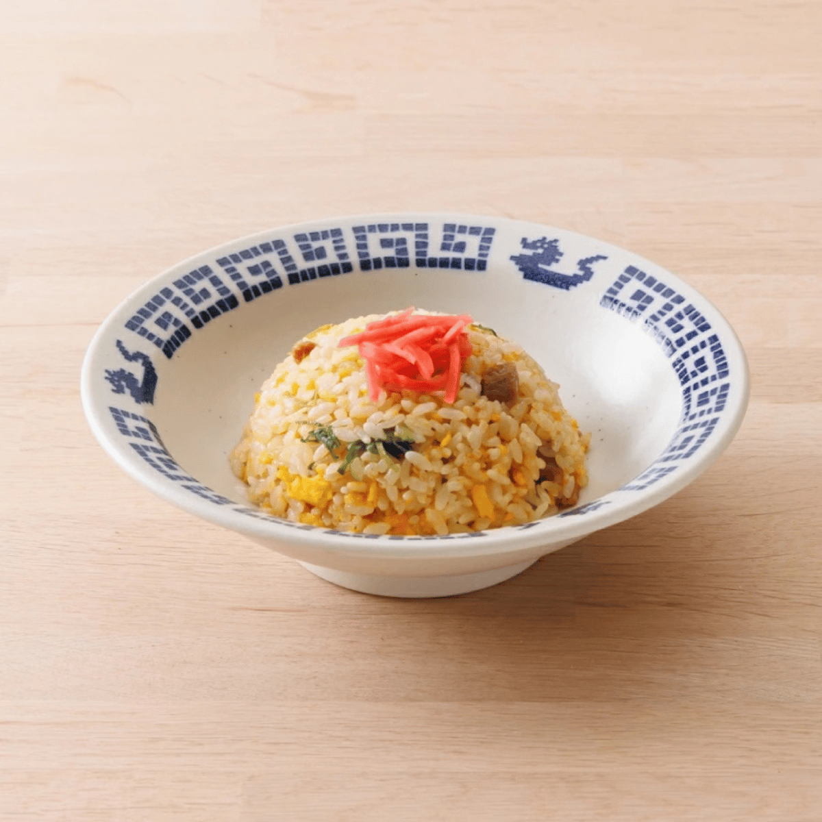 雷紋龍 一人用食器セット 6点｜かわいい中華食器 ラーメンどんぶり・深皿・八角皿