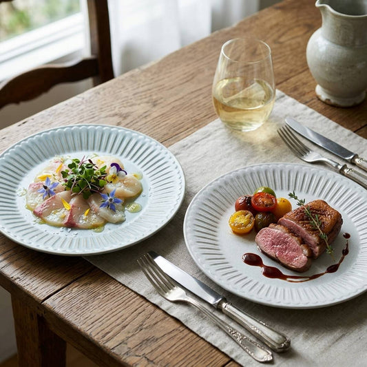 アンティーク20cmプレートペア