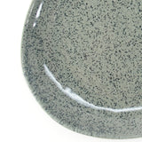 めぐり陶器　色釉シリーズ　薄墨　5.0寸皿
