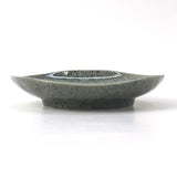 めぐり陶器　色釉シリーズ　薄墨　3.5寸小皿