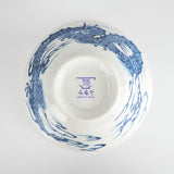 藍染龍 22cm麺鉢