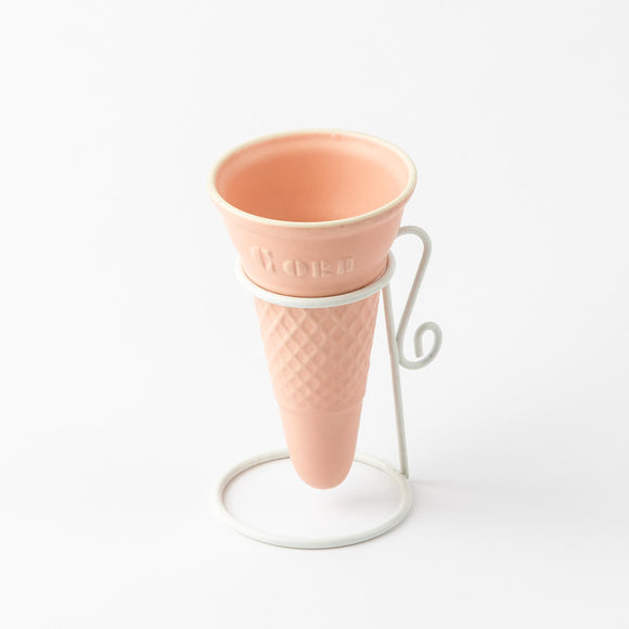 【特価品】ソフトクリームカップ　ピンク