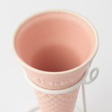 【特価品】ソフトクリームカップ　ピンク