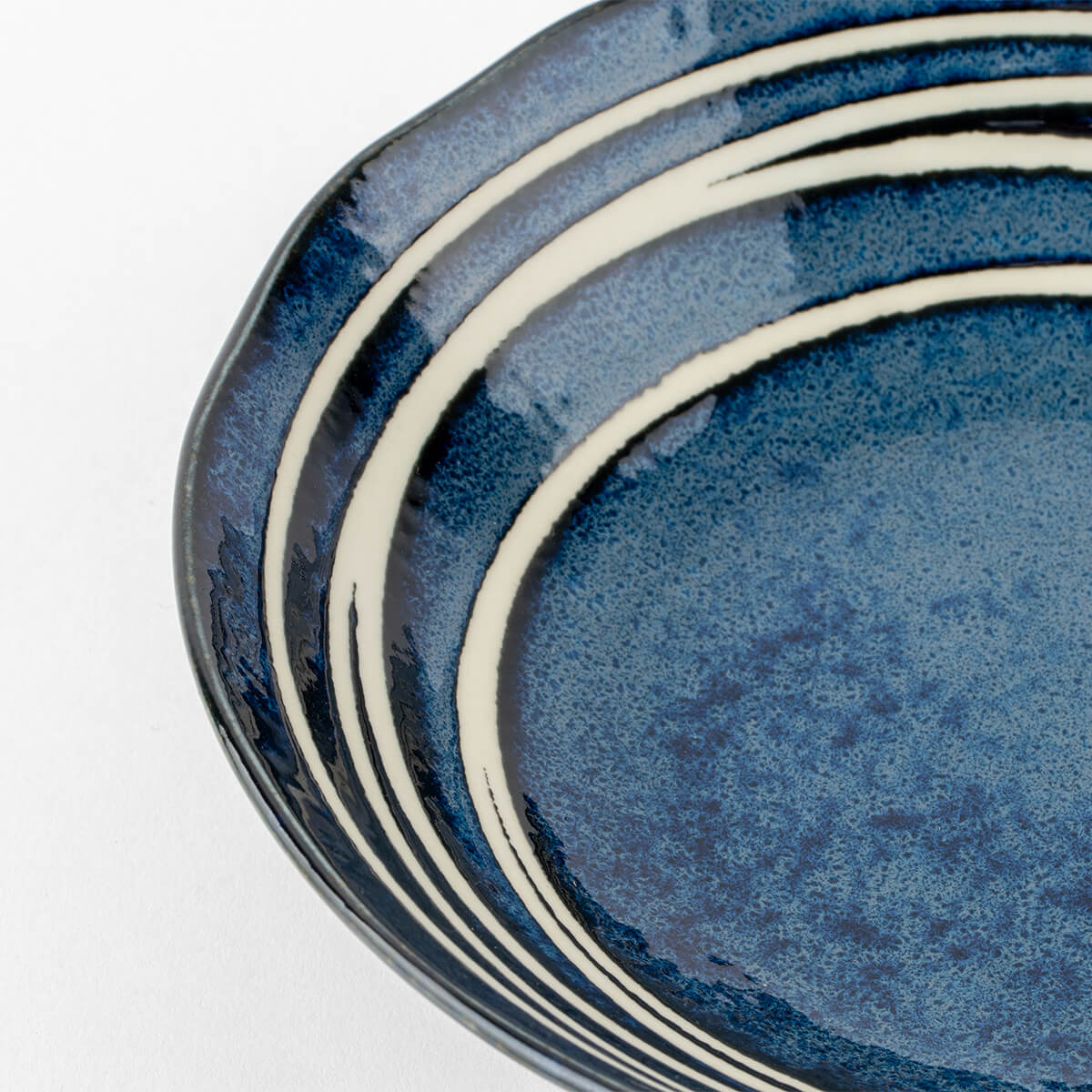 花紺 カレー皿 ４枚セット – 陶土う庵
