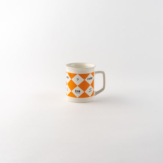 昭和レトロカフェマグ　オレンジ