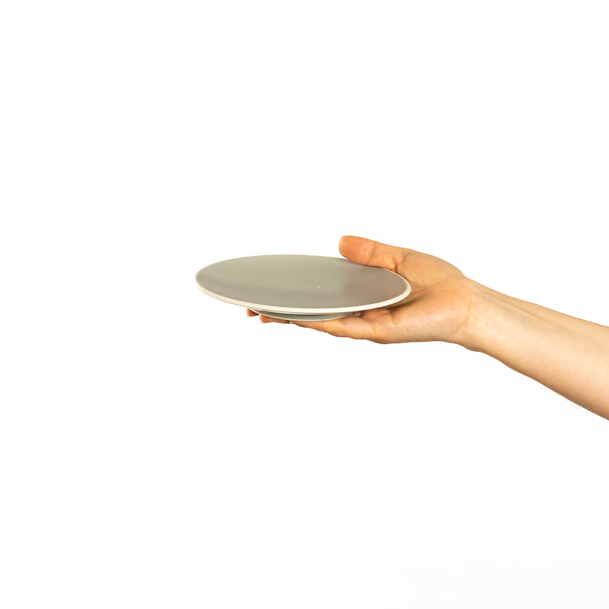 グレーマットカフェプレート3点セット