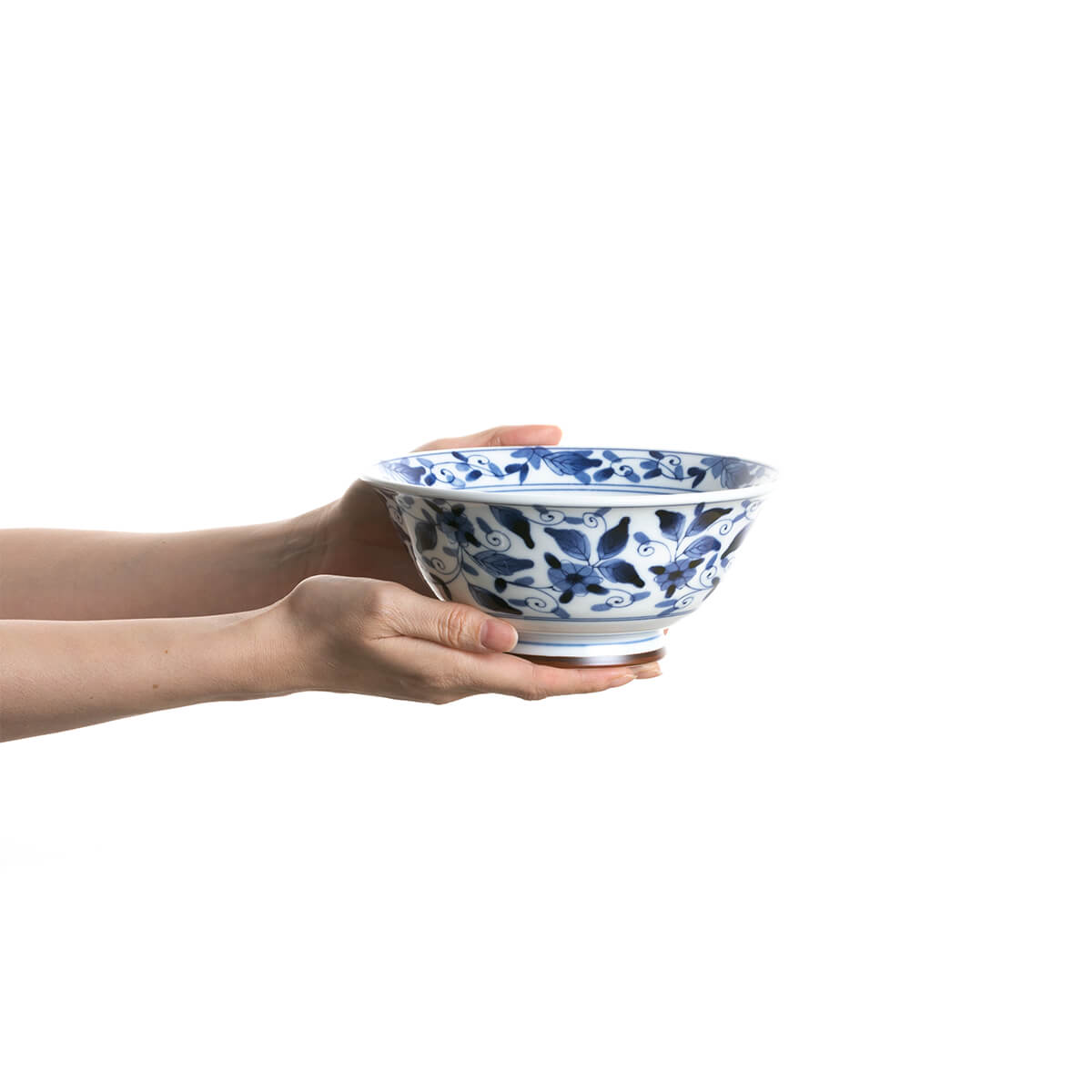 28％OFF】特価品 そば丼 軽量染付彩花 2点 – 陶土う庵