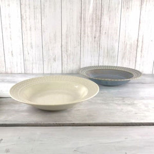 【特価品】レース　23.5ｃカレー＆パスタ皿　ペア