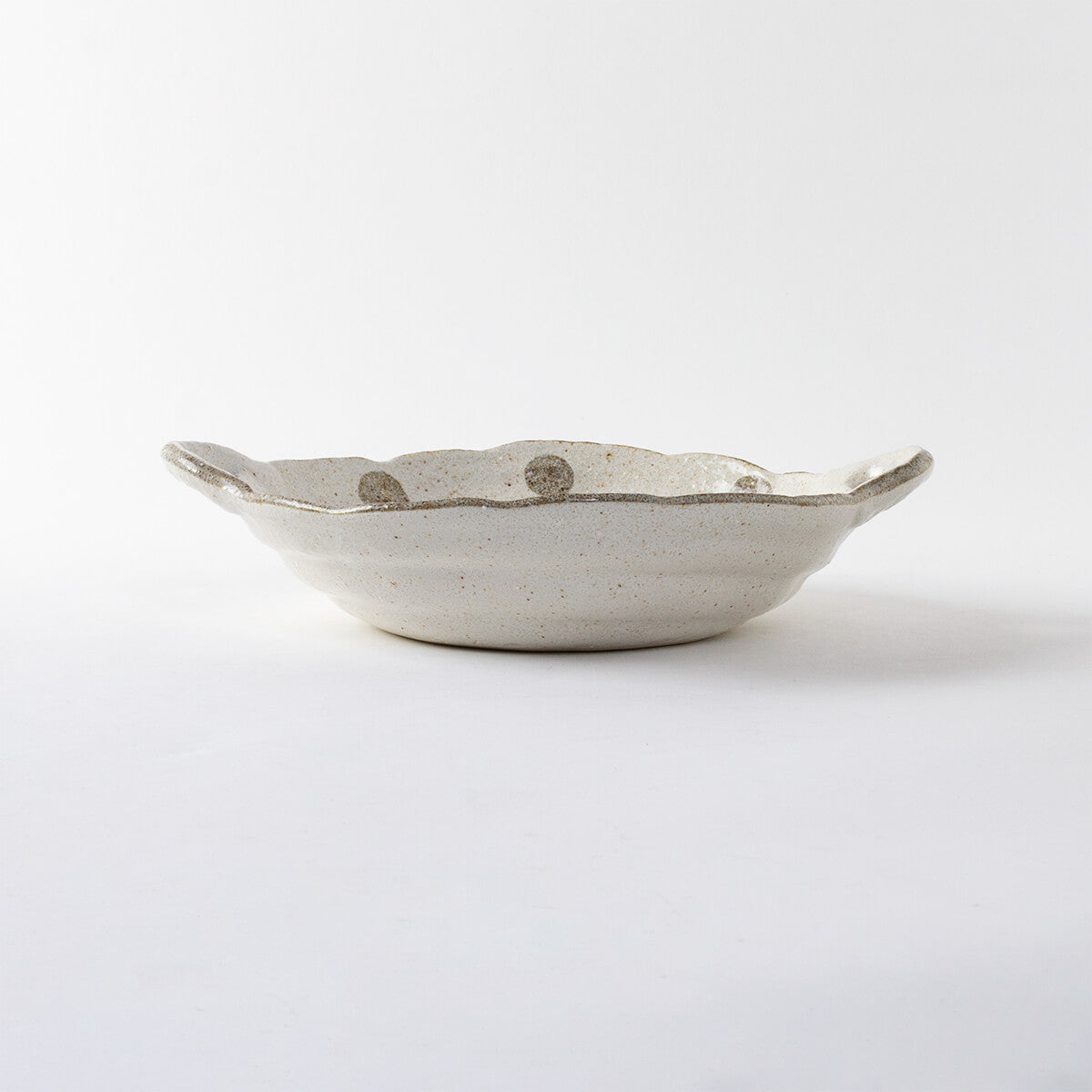 T 変形鉢 大鉢 水盆 自然釉 茶道具 茶器 陶器 唐津