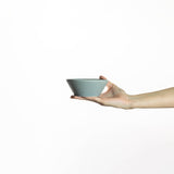 二明商店のRe-食器　「めぐり陶器」grace ボウルS　ブルーグレー