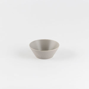 二明商店のRe-食器　「めぐり陶器」grace ボウルS　グレージュ