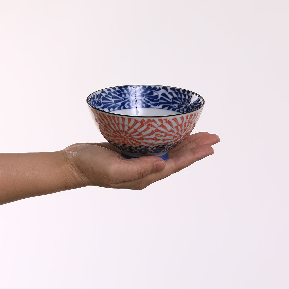 うずタコ唐草ごはん茶碗大小ペア – 陶土う庵