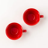 カラースープカップ赤２個