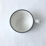 在庫処分　業務用で使えるしっかりしたつくりのコーヒー碗皿ペア　シンプルライン