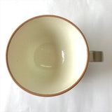 【33%OFF】特価品　かわいい手描きスープカップ　桜色格子