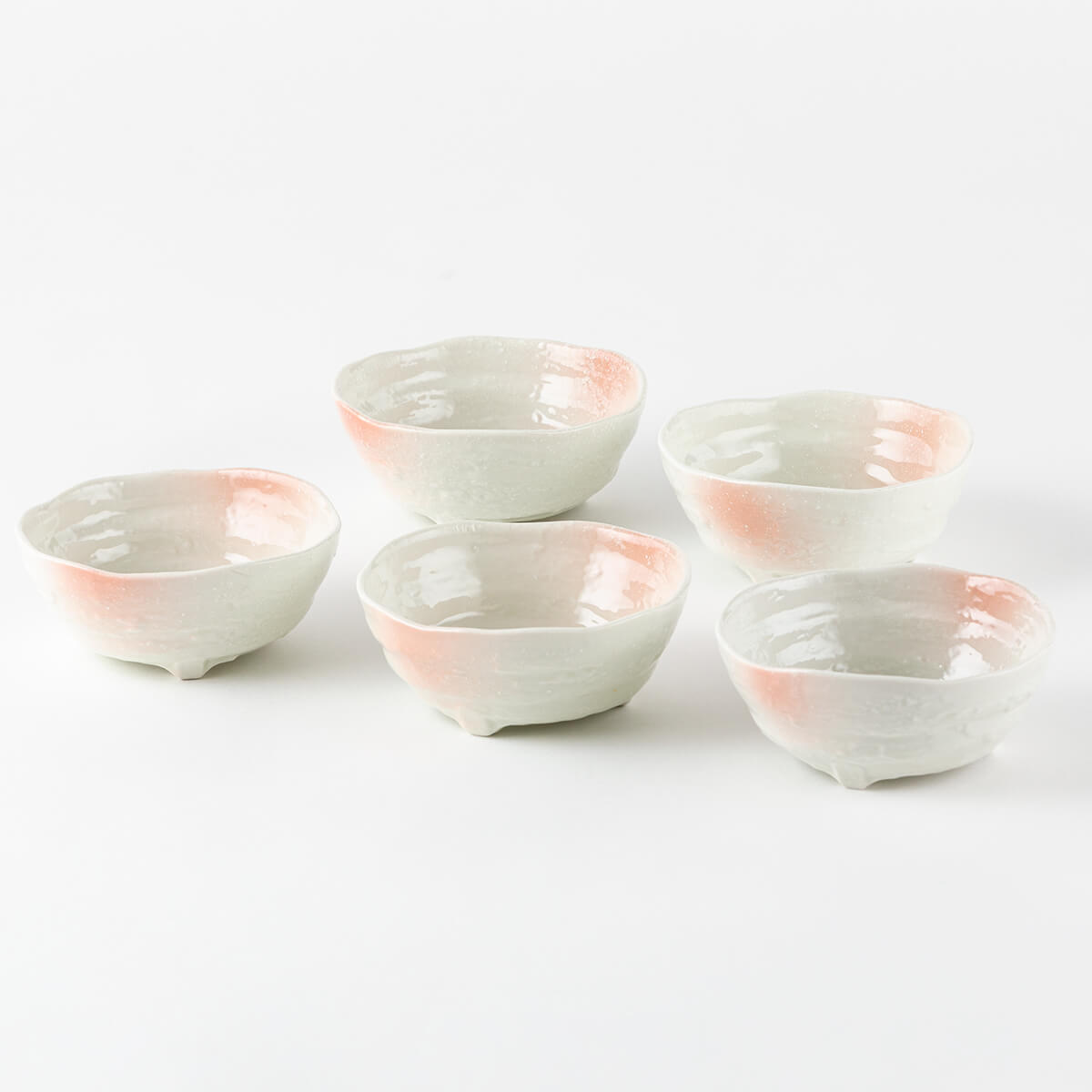 信楽焼　登窯粉引桜色片口中鉢5客揃い Amazon.co.jp: 信楽焼 登窯粉引桜色片口中鉢5客揃い : 文房具